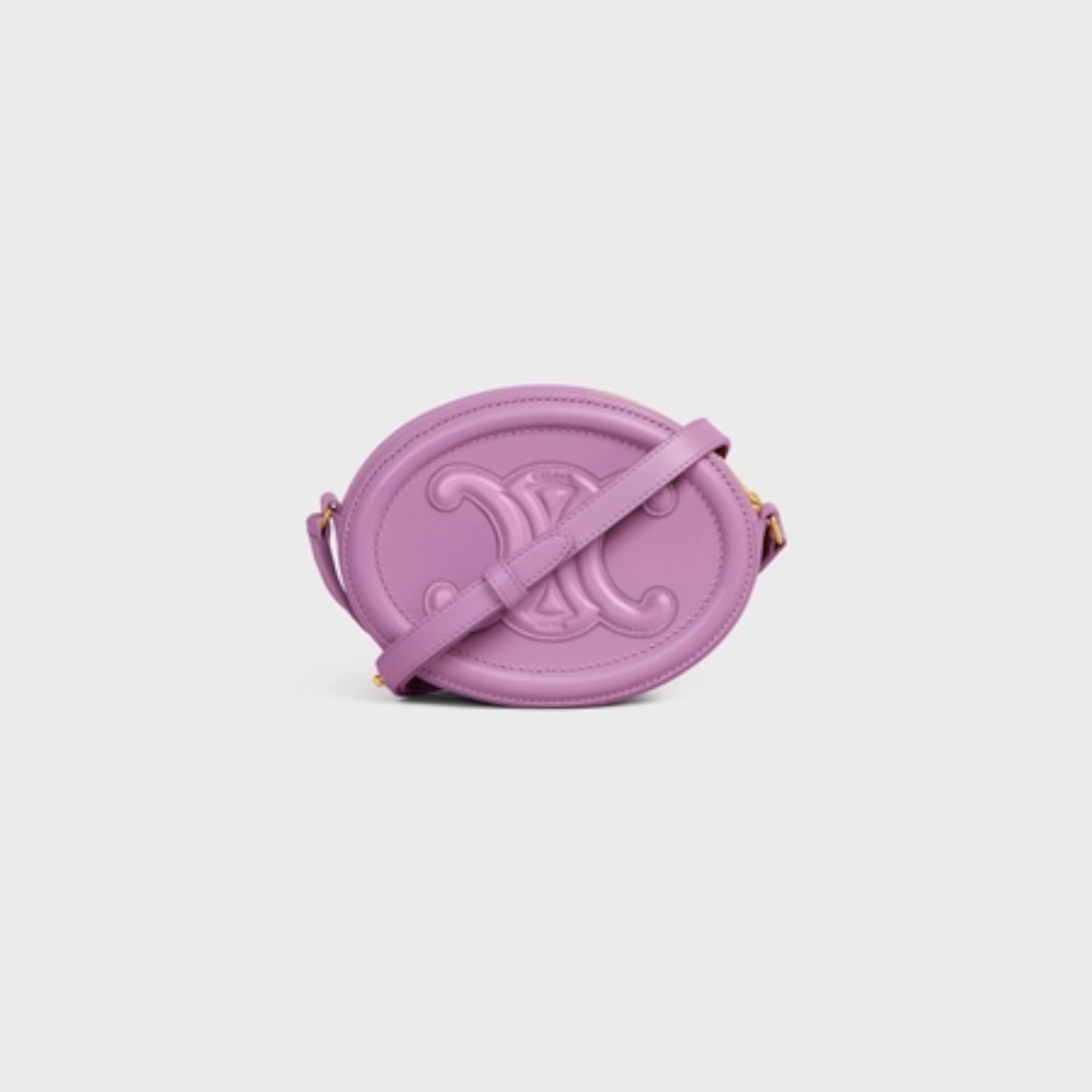 OVAL SHOULDER BAG IN TRIOMPHE