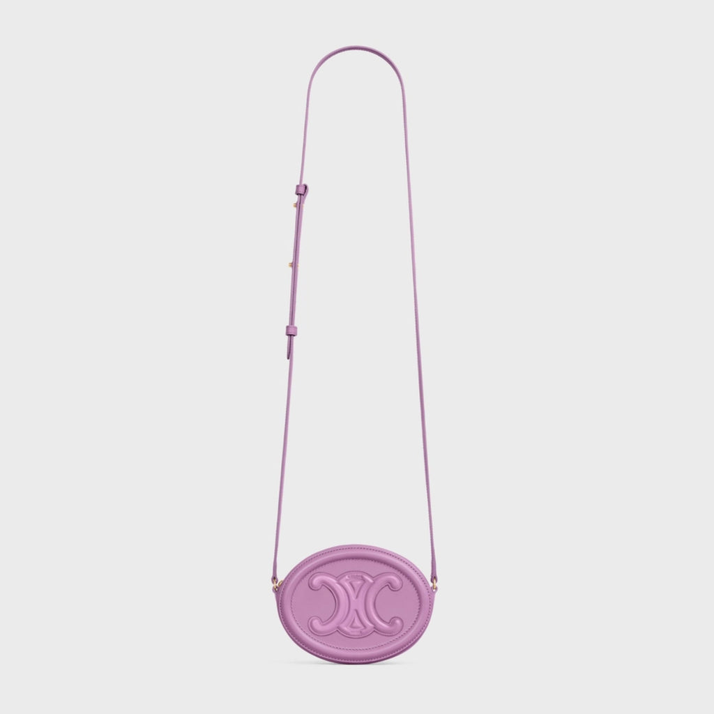 OVAL SHOULDER BAG IN TRIOMPHE