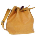 LOUIS VUITTON Epi Petit Noe Shoulder Bag Yellow M44102 LV Auth cl857