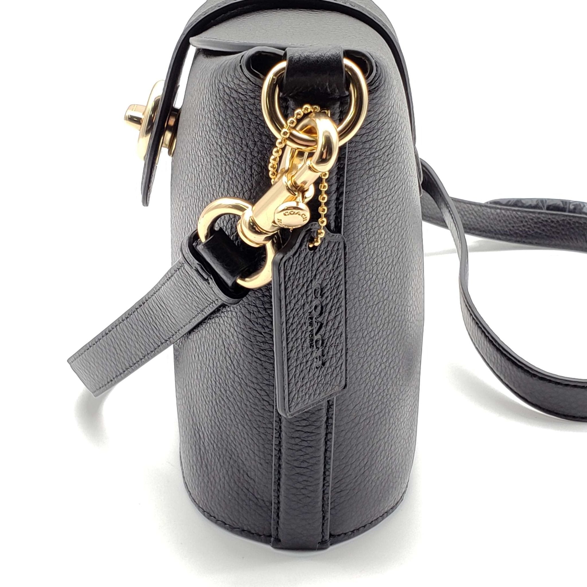 Coach AdDiore Black Crossbody Bag New