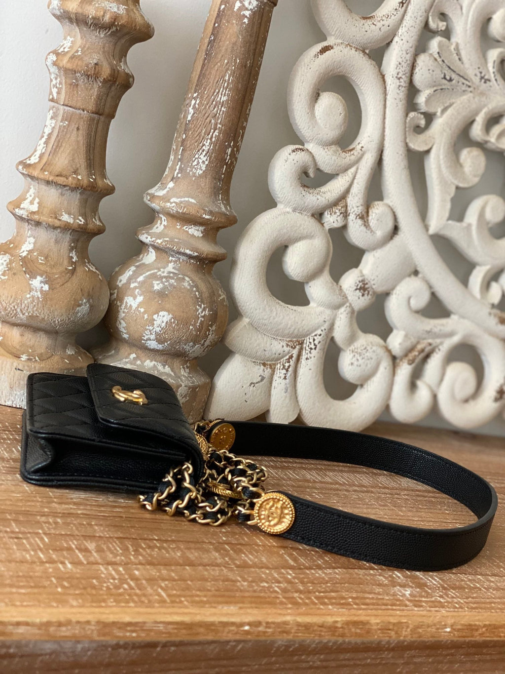 Chanel Clutch With Chain Black For Women Bags 4.8in/12.3cm AP2857 B08447 94305