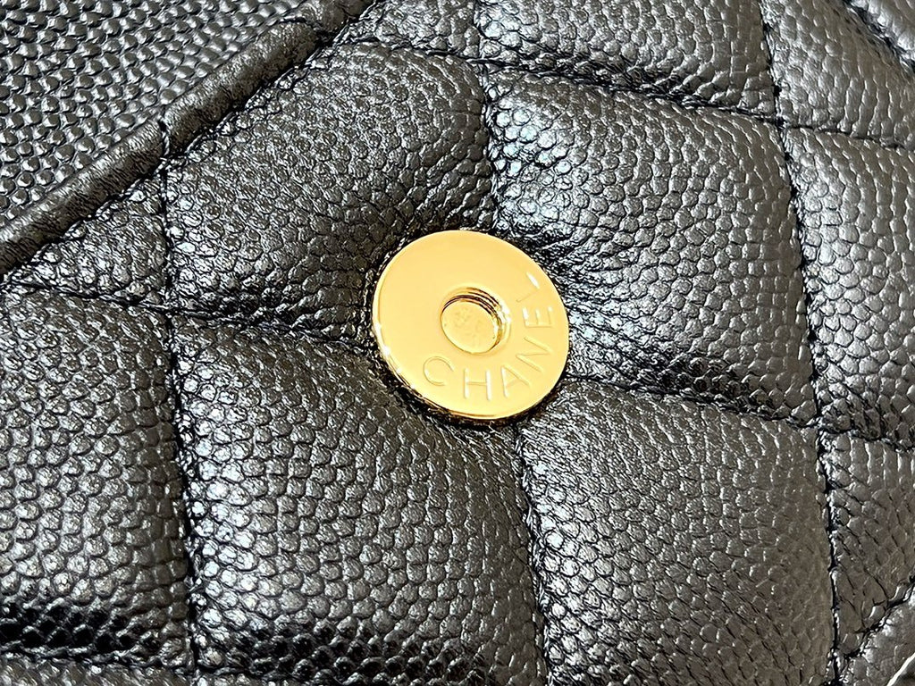 ChanelSmall Coin Pocket WOC Shoulder Bag Black For Women, Women’s Bags 7.9in/20cm