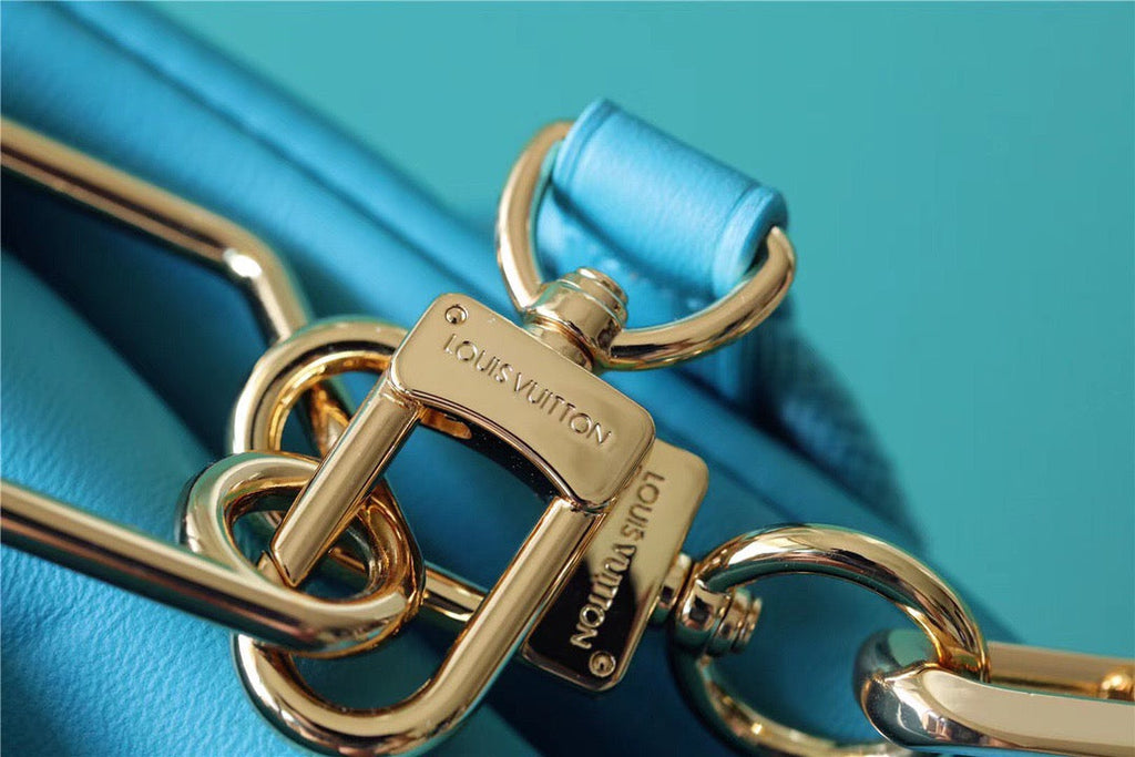 Louis Vuitton Coussin PM Monogram Blue For Women, Women’s Bags, Shoulder And Crossbody Bags 10.2in/26cm Louis Vuitton 