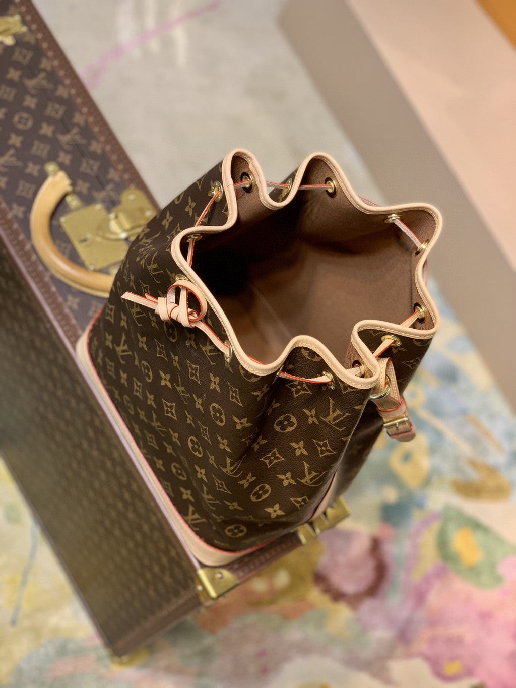 Louis Vuitton Noé Bucket Bag Monogram Canvas For Women,  Shoulder Bags 13.4in/36cm Louis Vuitton M42224