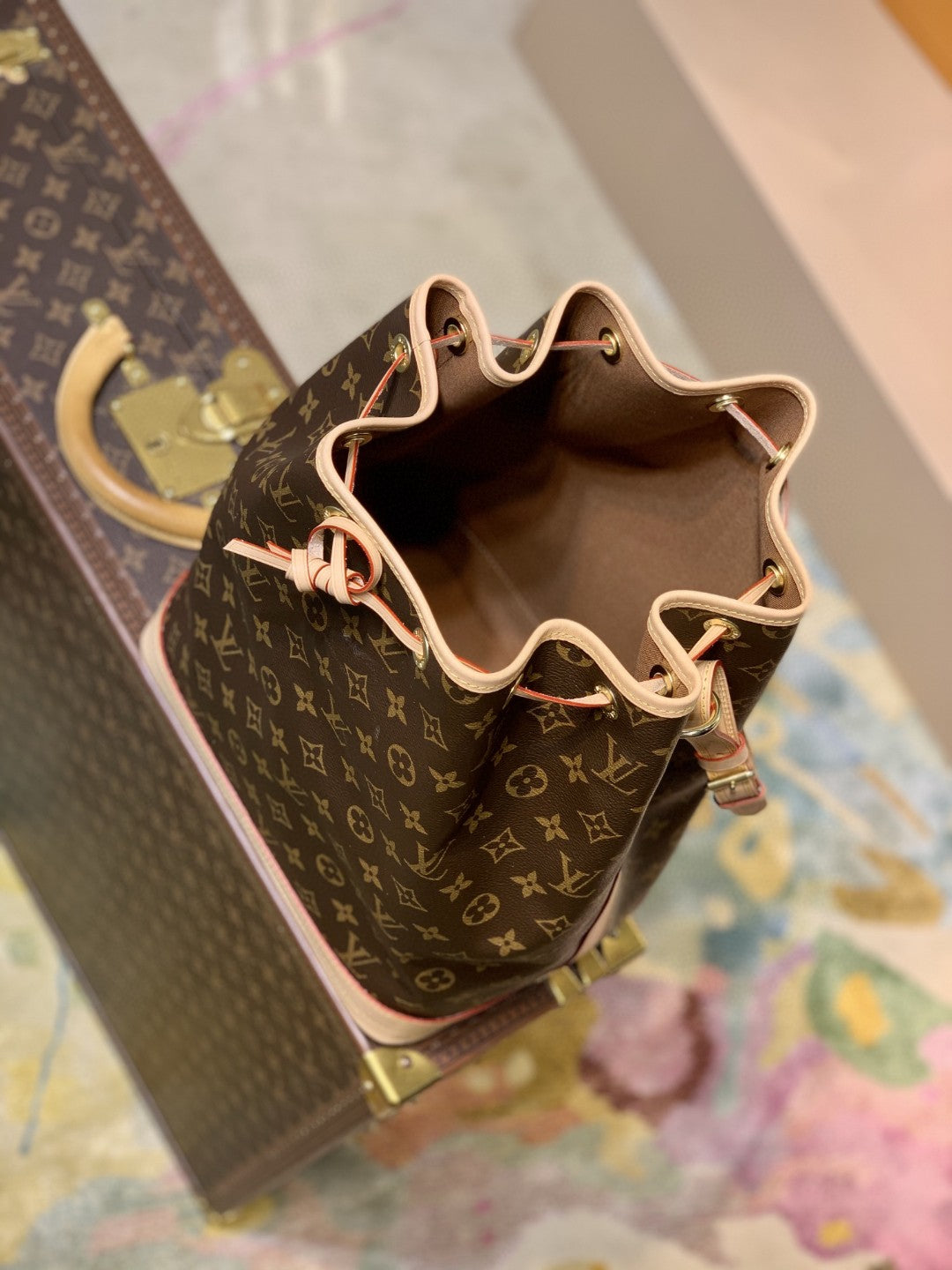 Louis Vuitton Noé Bucket Bag Monogram Canvas For Women,  Shoulder Bags 13.4in/36cm Louis Vuitton M42224