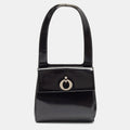 Dior Black  Leather Flap Tote