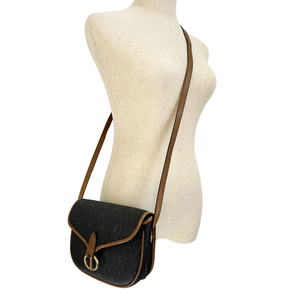 Dior Honeycomb  Canvas Shoulder Bag