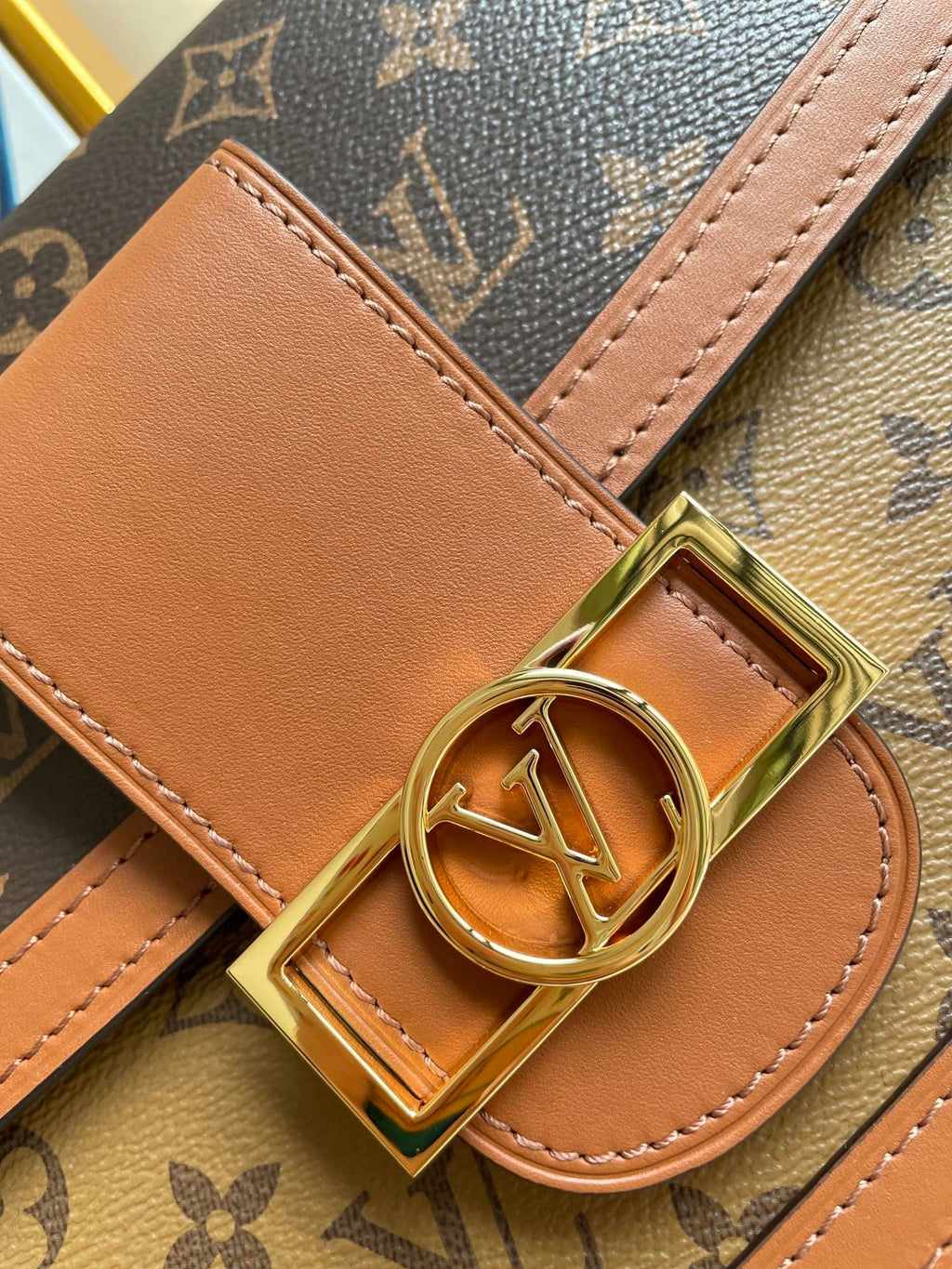 Louis Vuitton Dauphine MM Monogram And Monogram Reverse Canvas By Nicolas Ghesquière For The Cruise Collection,  Shoulder Bags 25cm Louis Vuitton M45958