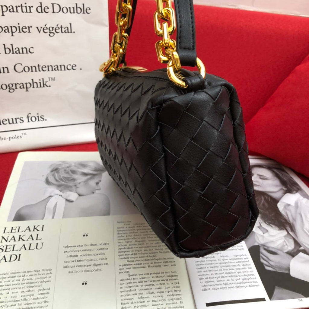 Bottega Veneta Crossbody Bag Black, For Women, Bags 9.4in/24cm