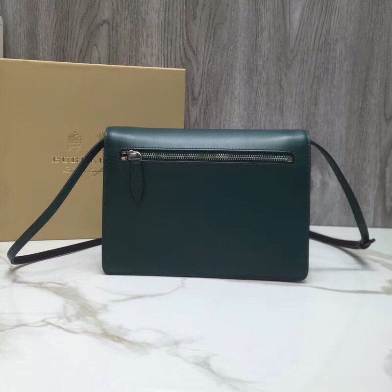 Burberry Small Macken Colorblock Crossbody Black/Green Bag For Women, Bags 9.5in/24cm