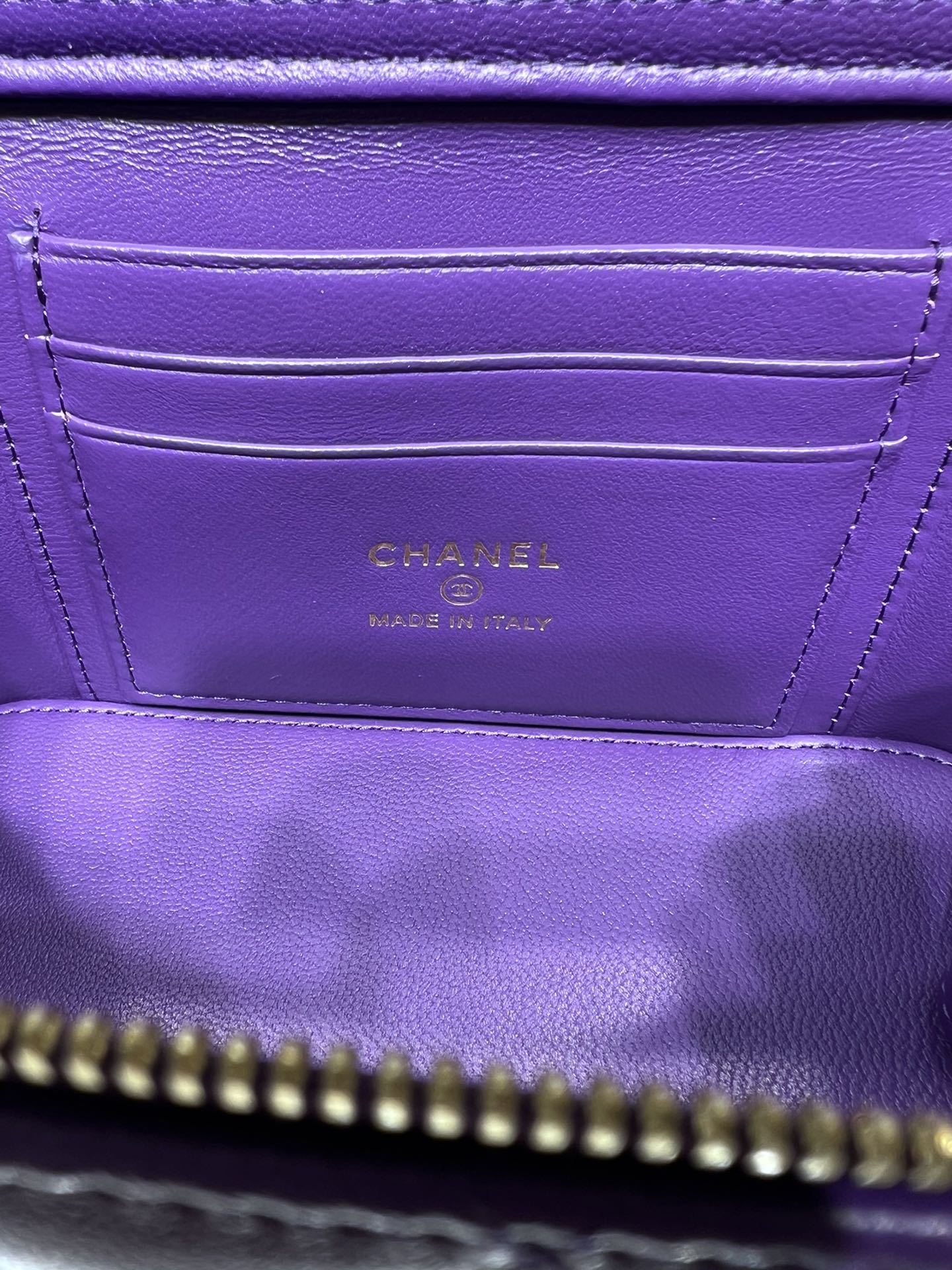 Chanelouis Vuittonanity With Chain SiLouis Vuittoner Hardware Purple For Women Handbags, Shoulder Bags 6.7in/17cm