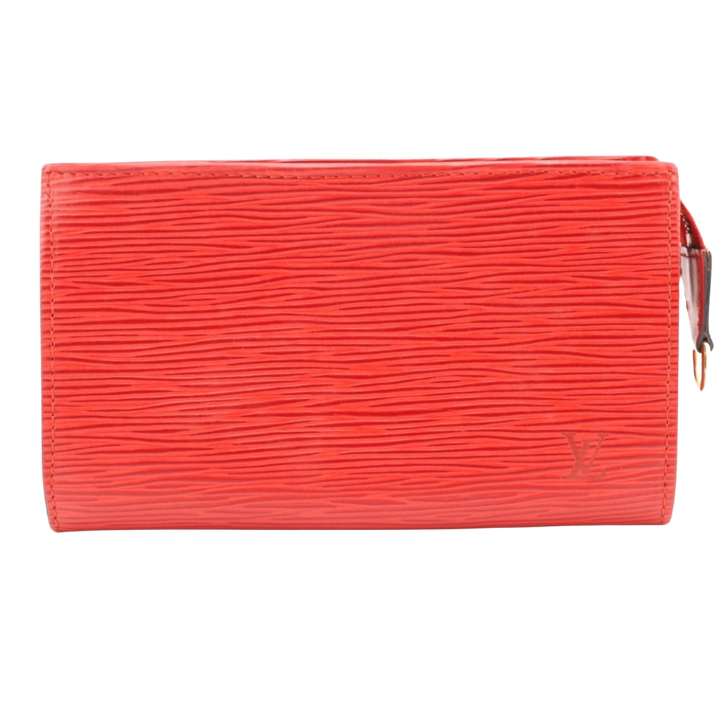 Louis Vuitton Pochette  Leather Clutch Bag