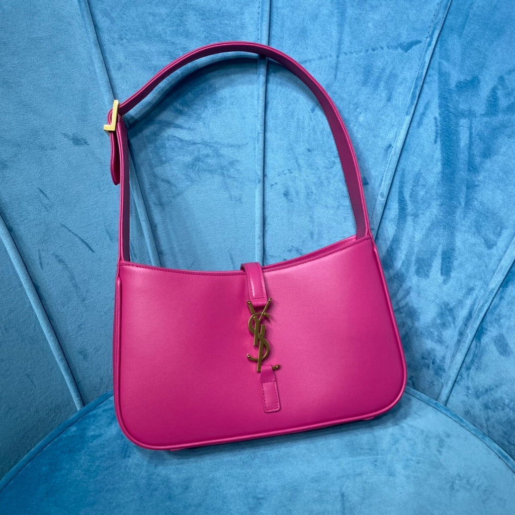 Top Quality Le 5 Ã 7 Hobo Bag In Smooth Pink For Women 9in/23cm YSL 6572282R20W5623
