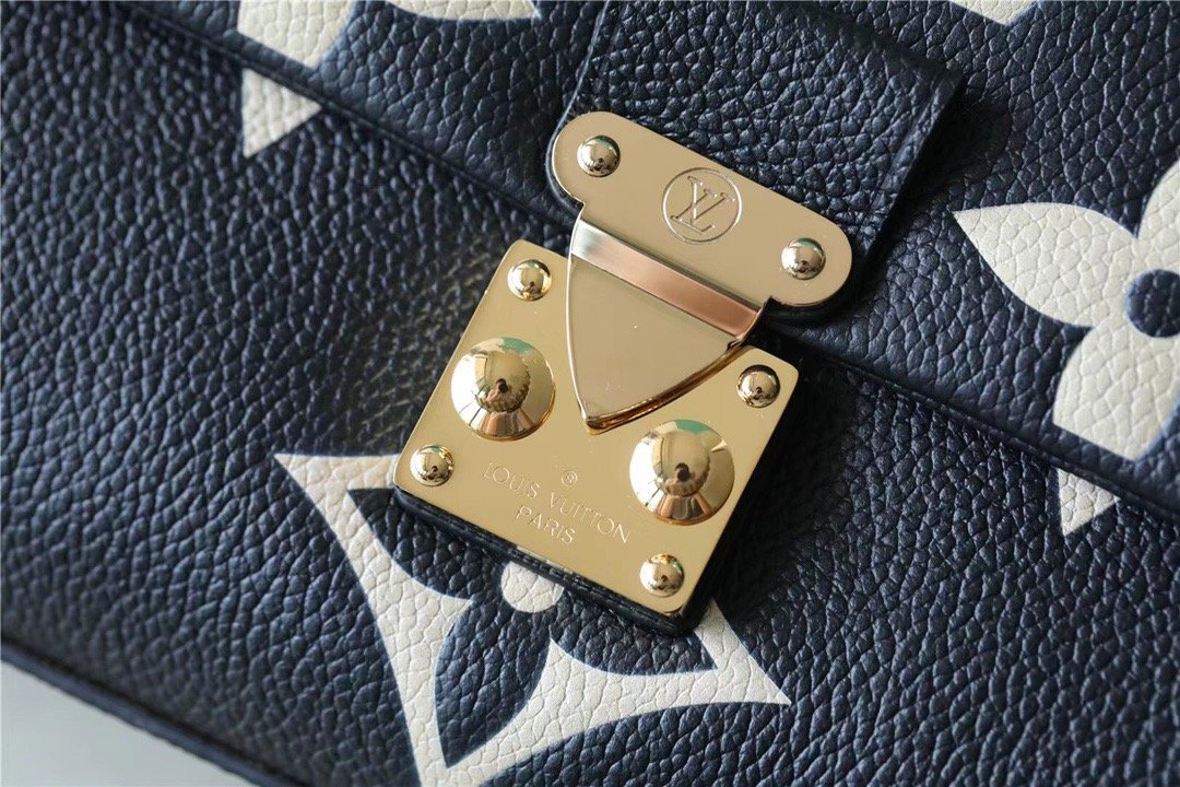 Louis Vuitton Madeleine MM Monogram Empreinte Black / Beige For Women,  Shoulder and Crossbody Bags 11.8in/30cm Louis Vuitton 