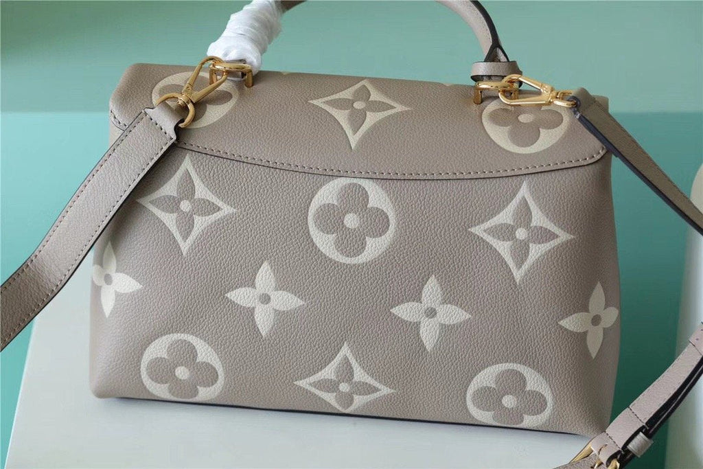 Louis Vuitton Madeleine MM Monogram Empreinte Dove Gray/ Creme Beige For Women,  Shoulder and Crossbody Bags 11.8in/30cm Louis Vuitton M46041