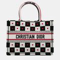 Black/White Medium Dioramour D-Chess Book Tote