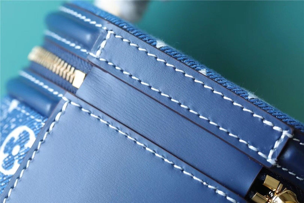 Louis Vuitton Cannes Monogram Denim By Nicolas Ghesquiere For Women, WomenÃƒÂ¢Ã¢â€šÂ¬Ã¢â€žÂ¢s Bags, Shoulder And Crossbody Bags 6.7in/17cm Louis Vuitton
