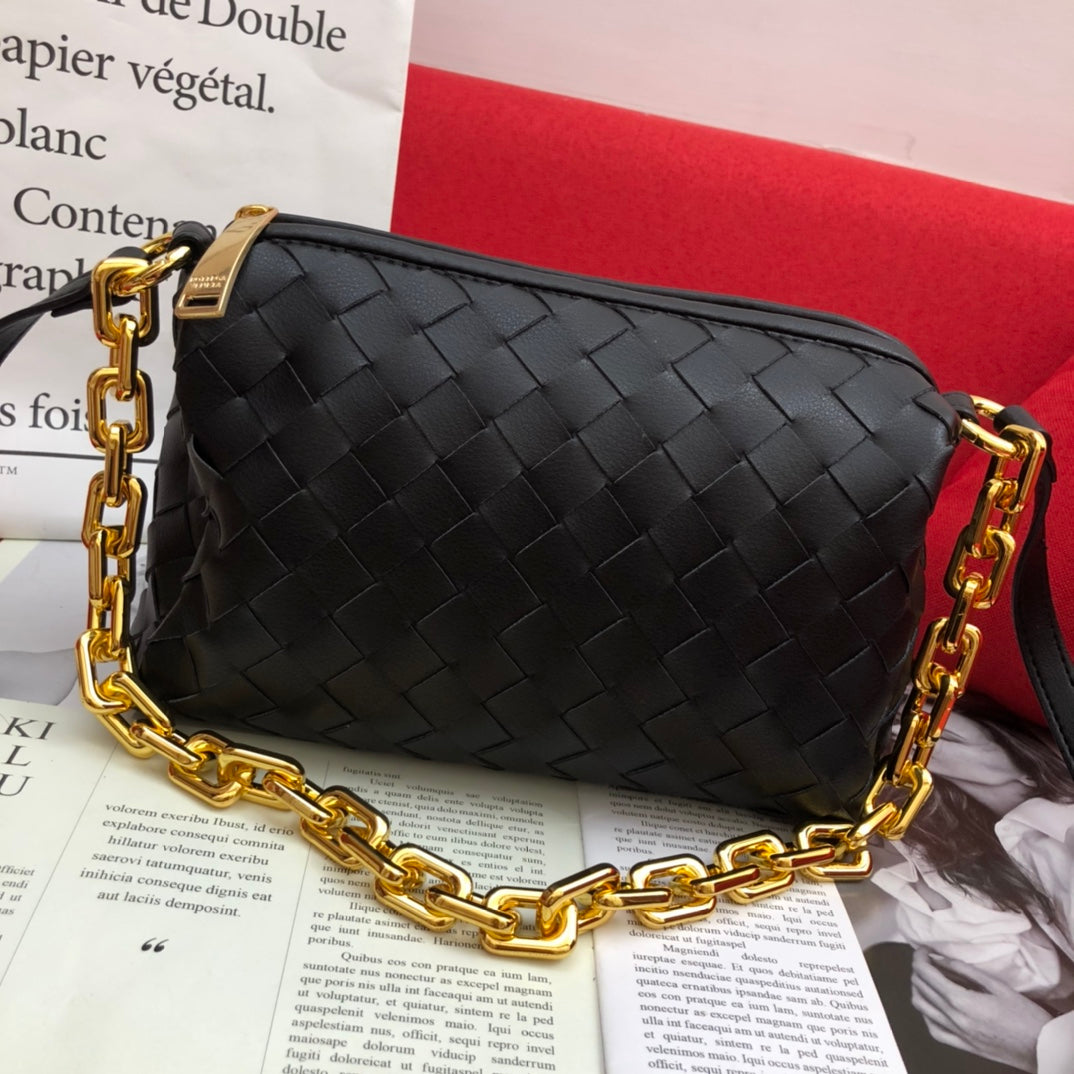 Bottega Veneta Crossbody Bag Black, For Women, Bags 9.4in/24cm