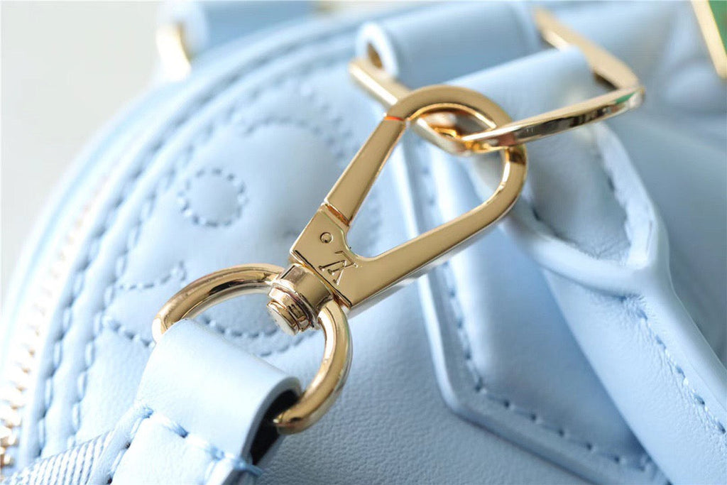 Louis Vuitton Alma Bag Handbags,  Shoulder and Cross Body Bags For Women In Bleu Glacier Blue 9.6in/25cm Louis Vuitton M59822