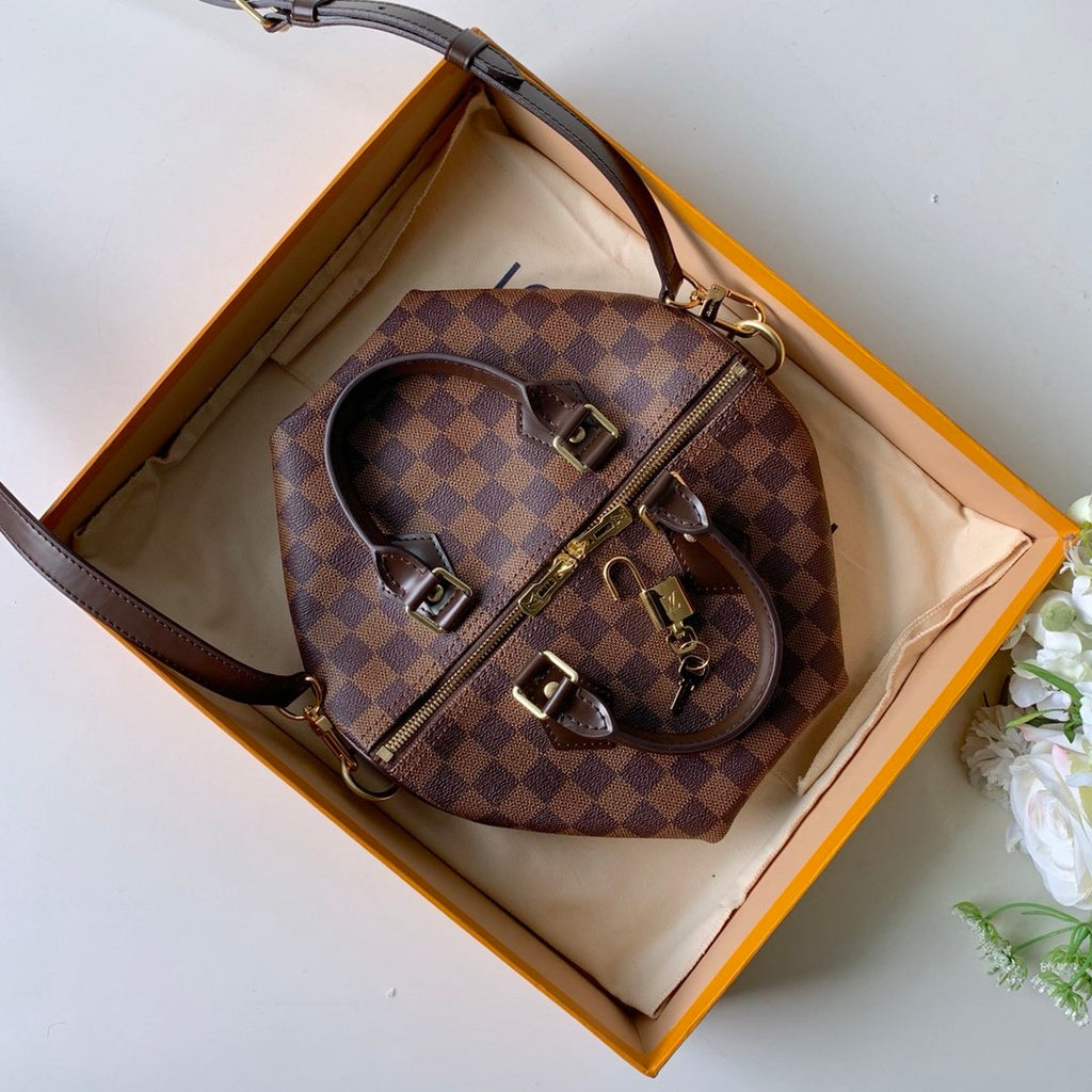 Louis Vuitton Speedy Bandouliere 25 Damier Ebene Canvas For Women,  Shoulder And Crossbody Bags 9.8in/25cm Louis Vuitton N41368