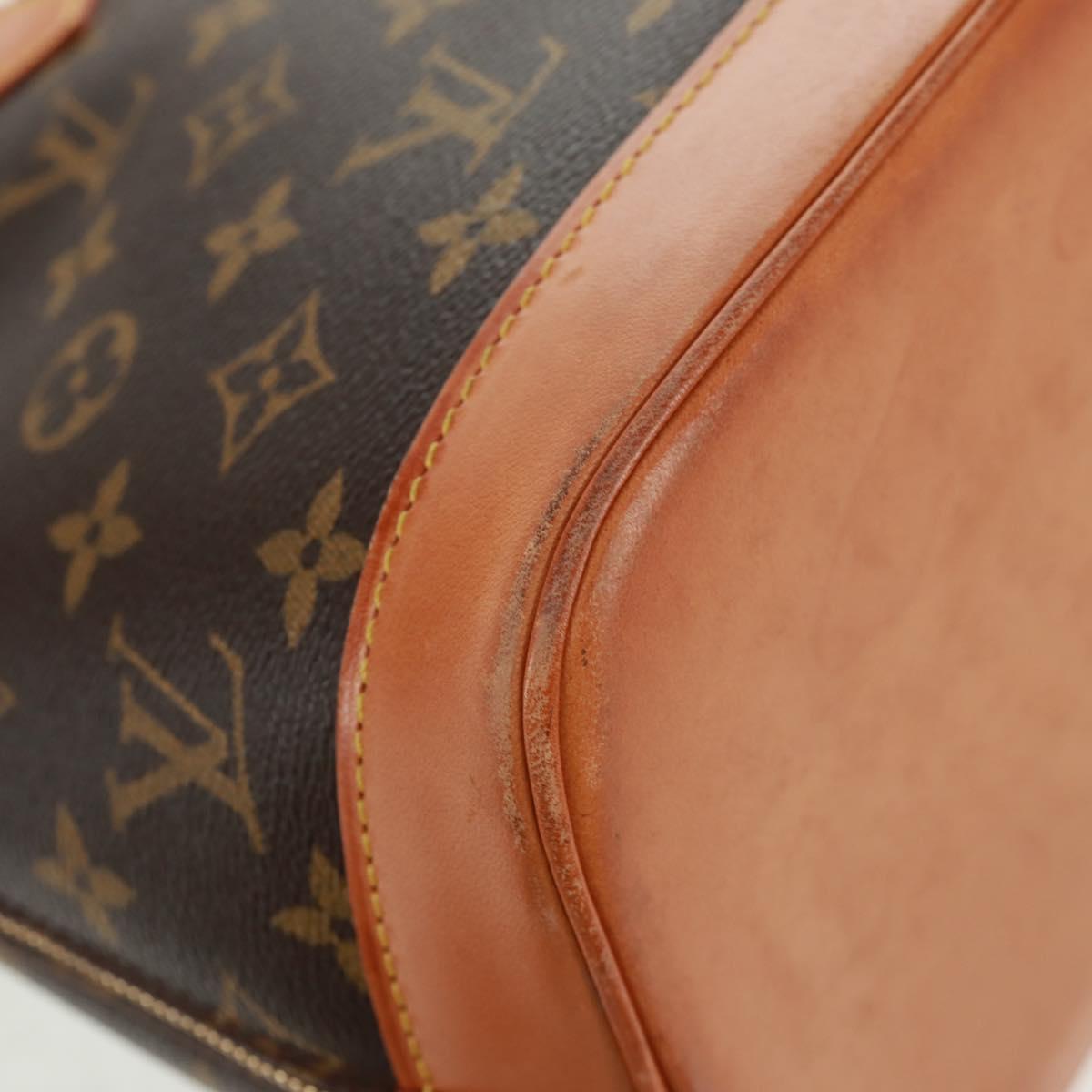 Louis Vuitton Alma Handbag Monogram Canvas Brown Canvas Handbag