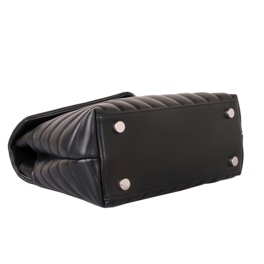 Top Quality Loulou Small Chain Bag In MatelassÃ© "Y" Black For Women 9.8in/23cm YSL 494699DV7261000