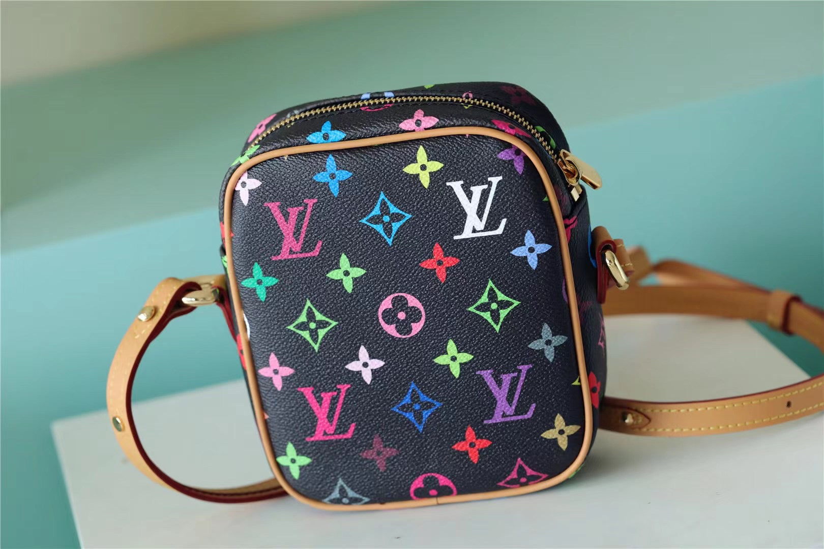 Louis Vuitton Rift Bag Monogram Multicolore Canvas Black For Women, WomenÃƒÂ¢Ã¢â€šÂ¬Ã¢â€žÂ¢s Handbags, Shoulder And crossbody Bags 5.7in/13.5cm Louis Vuitton