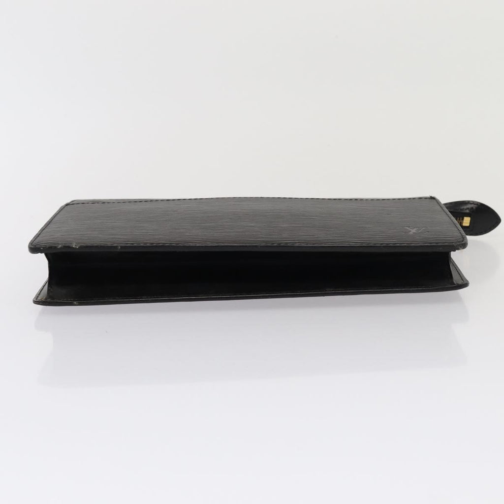 Louis Vuitton Epi Pochette Homme Clutch Bag Black Noir