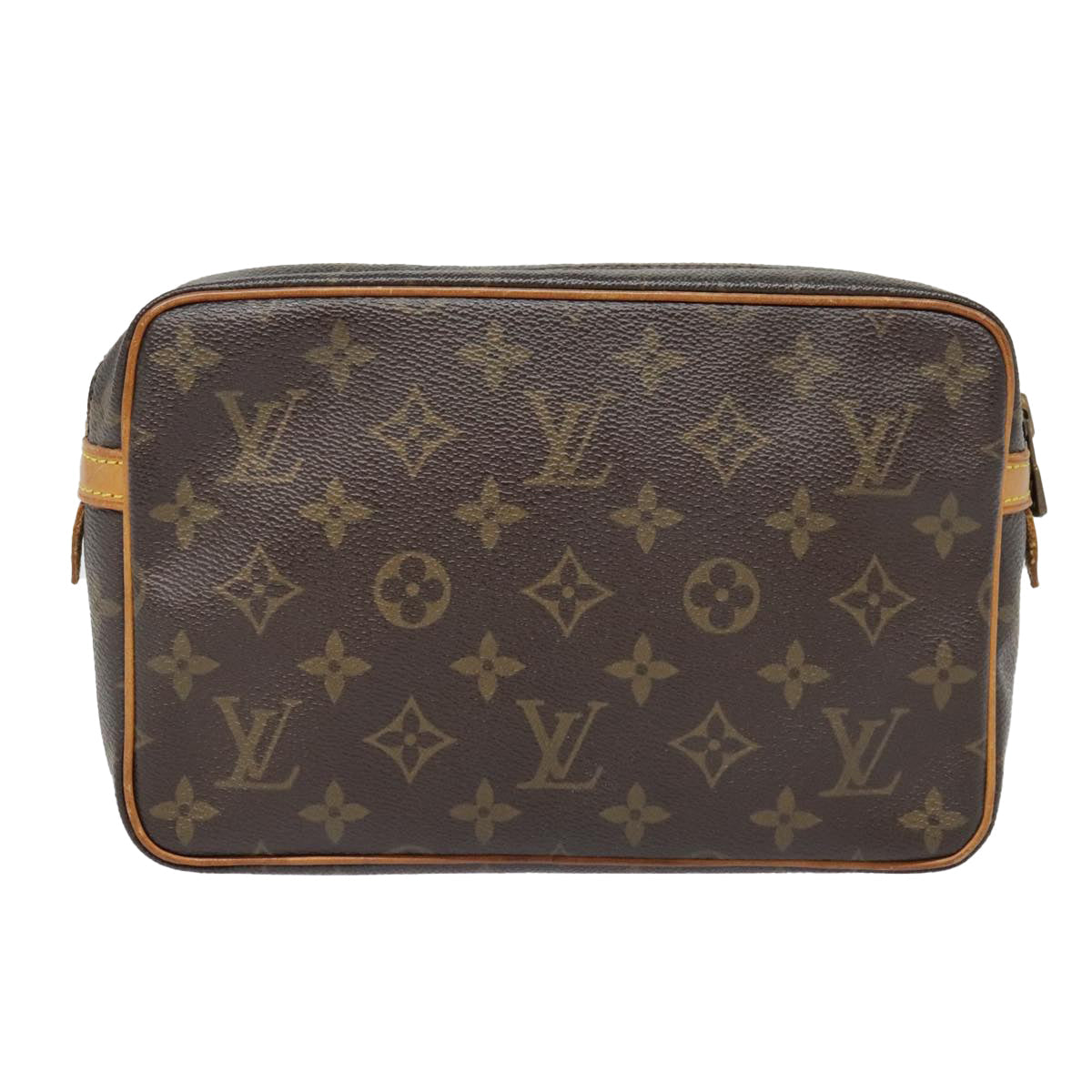 Louis Vuitton Compiegne 23  Canvas Clutch Bag