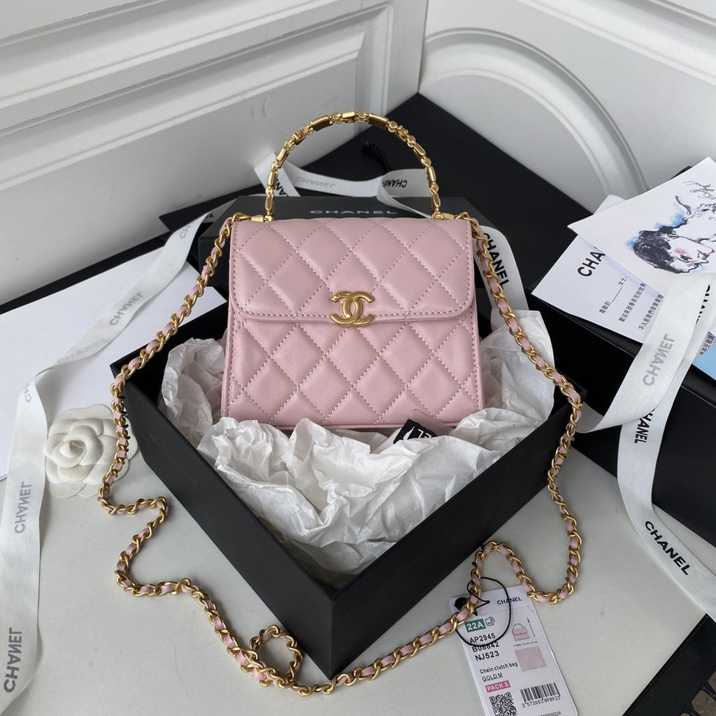 Chanel Clutch With Chain Gold Hardware PiNike For Women Handbags, Shoulder Bags 5.7in/14.5cm