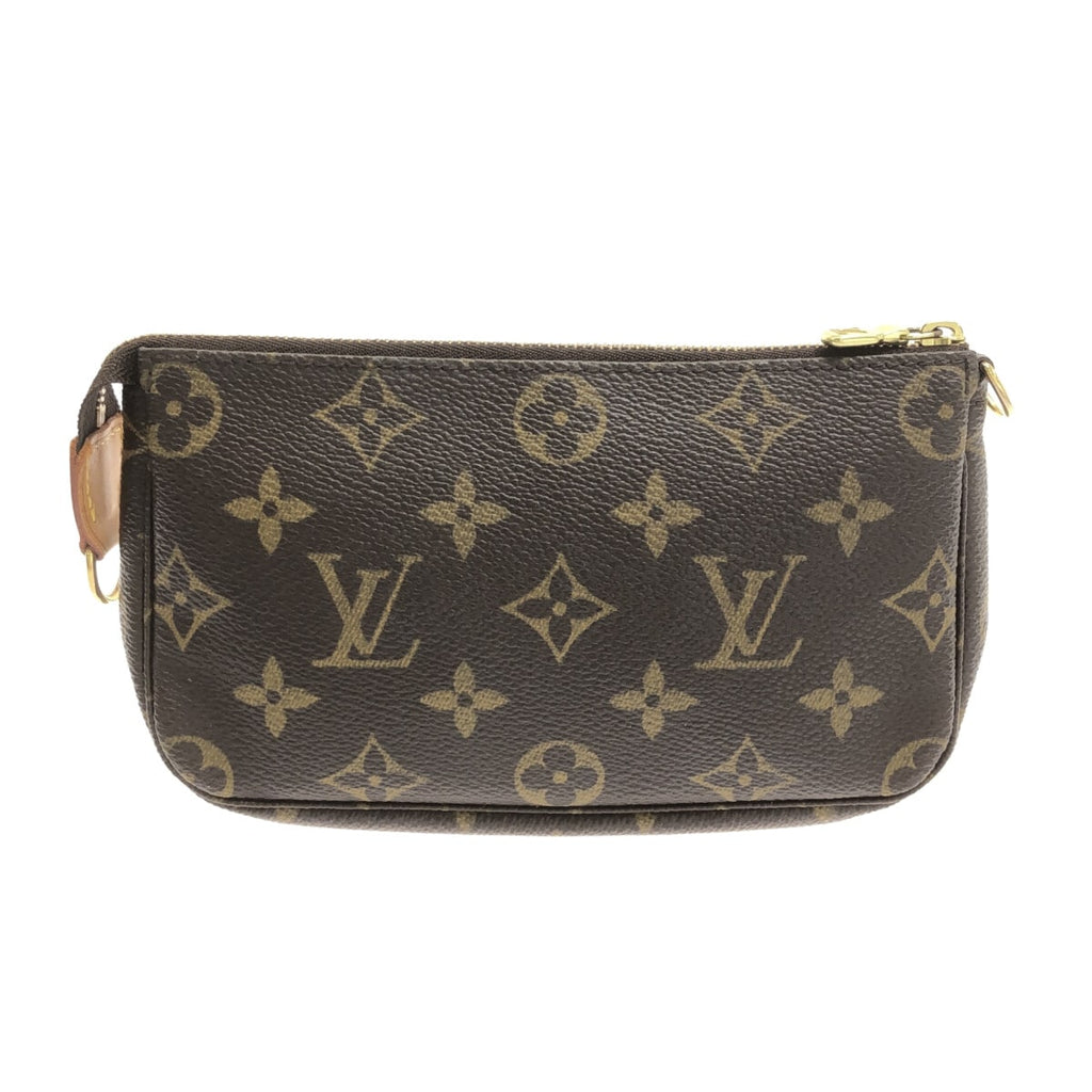 Louis Vuitton Pochette Accessoire  Canvas Clutch Bag