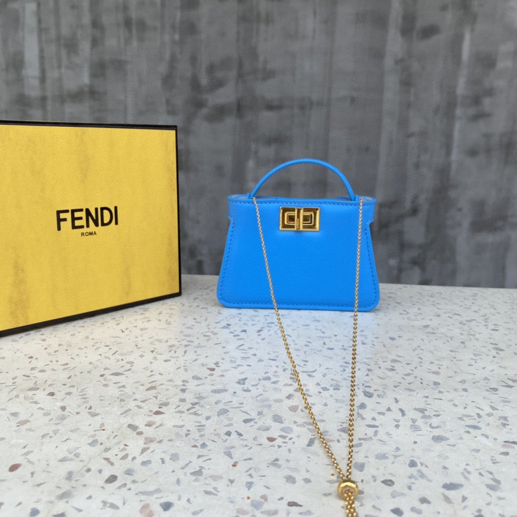 Nano Charm Crossbody Blue Bag For Woman 12cm/4.5in