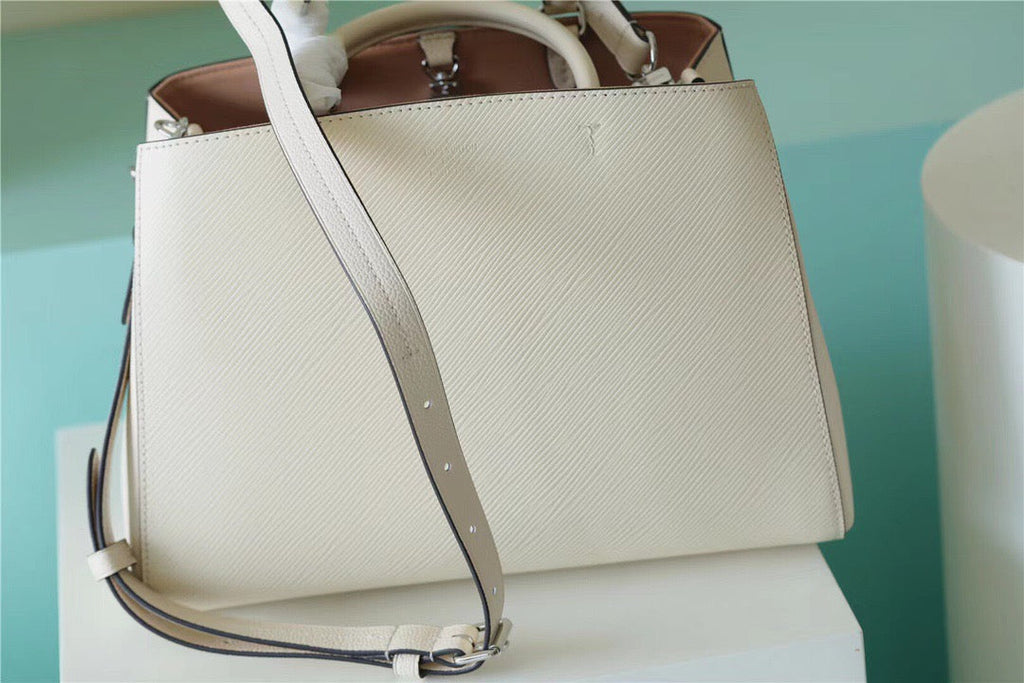 Louis Vuitton Marelle Tote MM Epi White For Women, WomenÃƒÂ¢Ã¢â€šÂ¬Ã¢â€žÂ¢s Handbags, Shoulder And Crossbody Bags 11.8in/30cm Louis Vuitton
