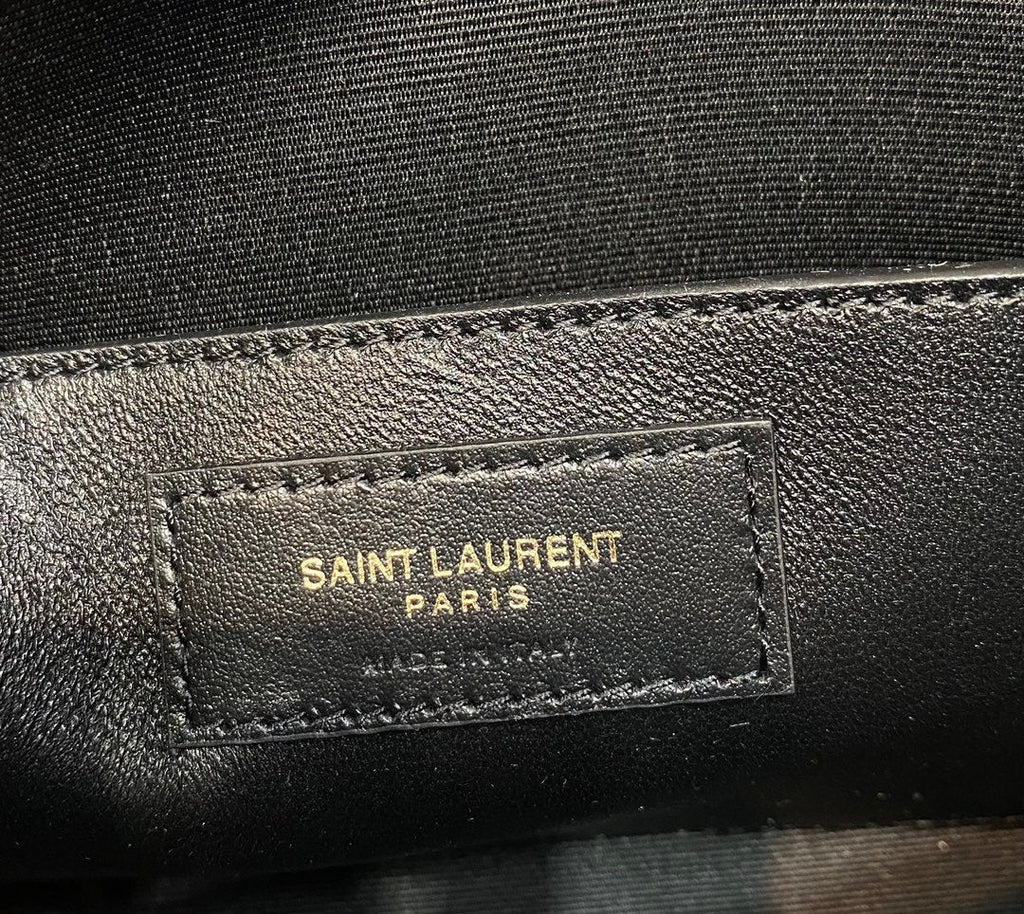 Manhattan Small Shoulder Bag Black For Women 9.4in/24cm YSL 6756260SX0W1000