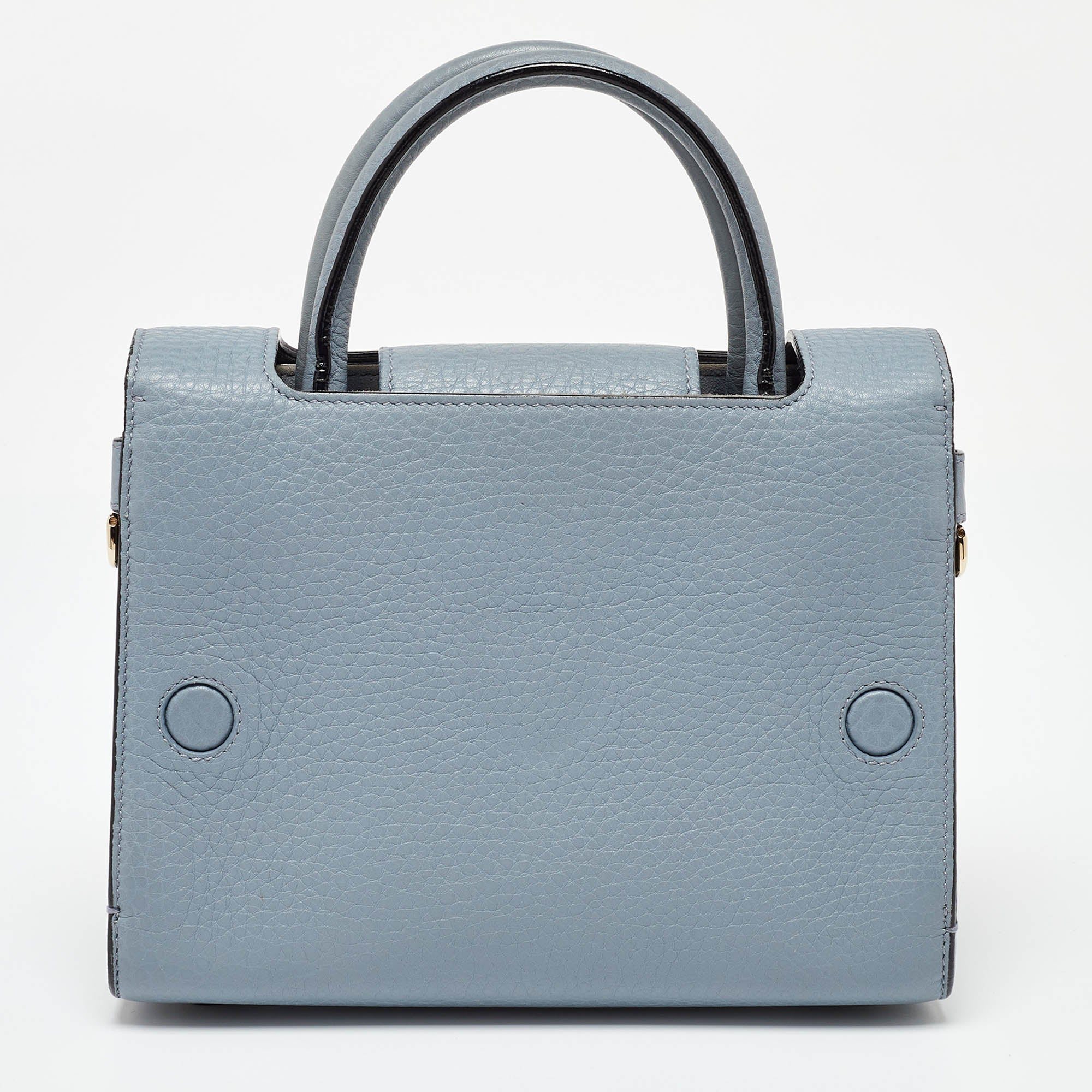 Dior Blue Leather Mini Diorever Tote