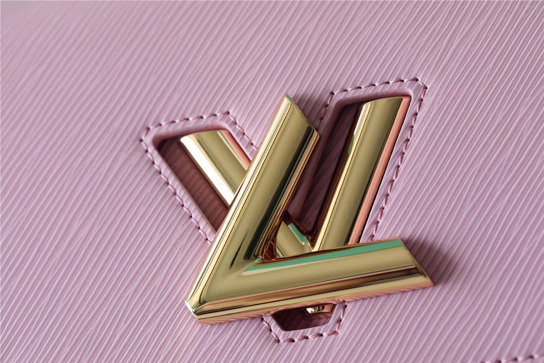 Louis Vuitton Twist MM Epi Guimauve Purple For Women,  Shoulder And Crossbody Bags 9.1in/23cm Louis Vuitton