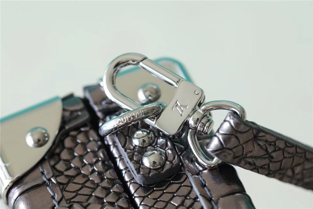 Louis Vuitton Petite Malle High Shiny Alligator By Nicolas Ghesquiere SiLouis Vuittoner For Women,  Shoulder And Crossbody Bags 7.9in/20cm Louis VuittonÃƒâ€šÃ‚Â 