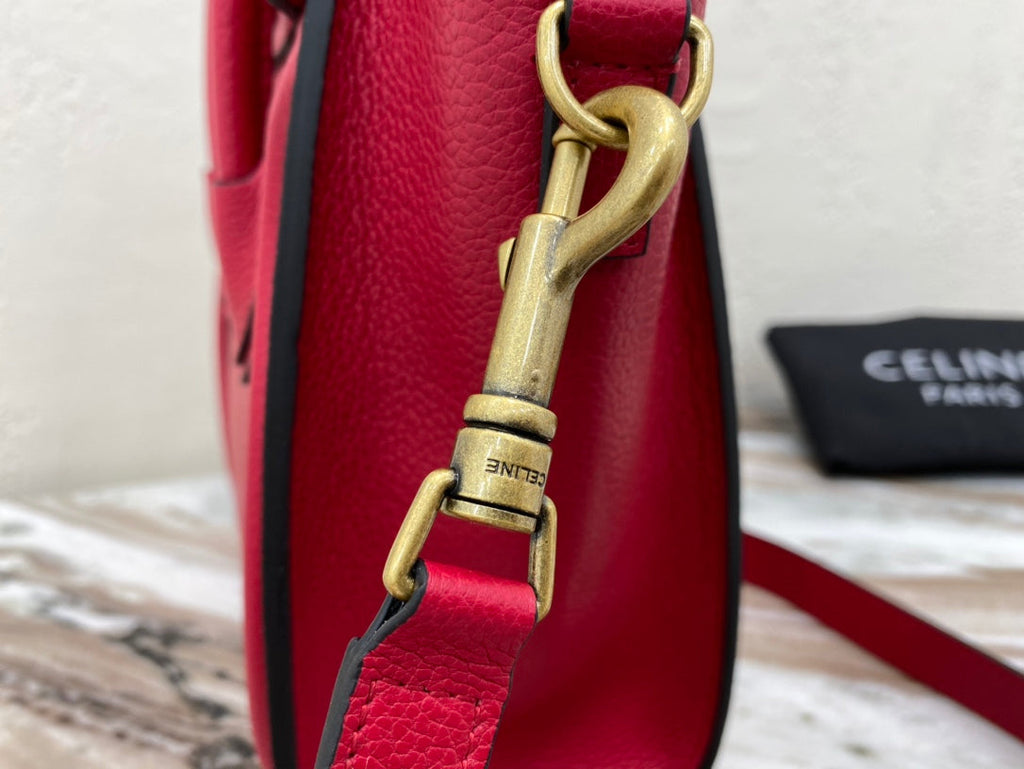 Top Quality Nano LuGucciage Bag In Drummed Red For WomLB 8in/20cmÃÂ 