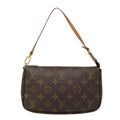 Louis Vuitton Pochette Accessoire  Canvas Clutch Bag