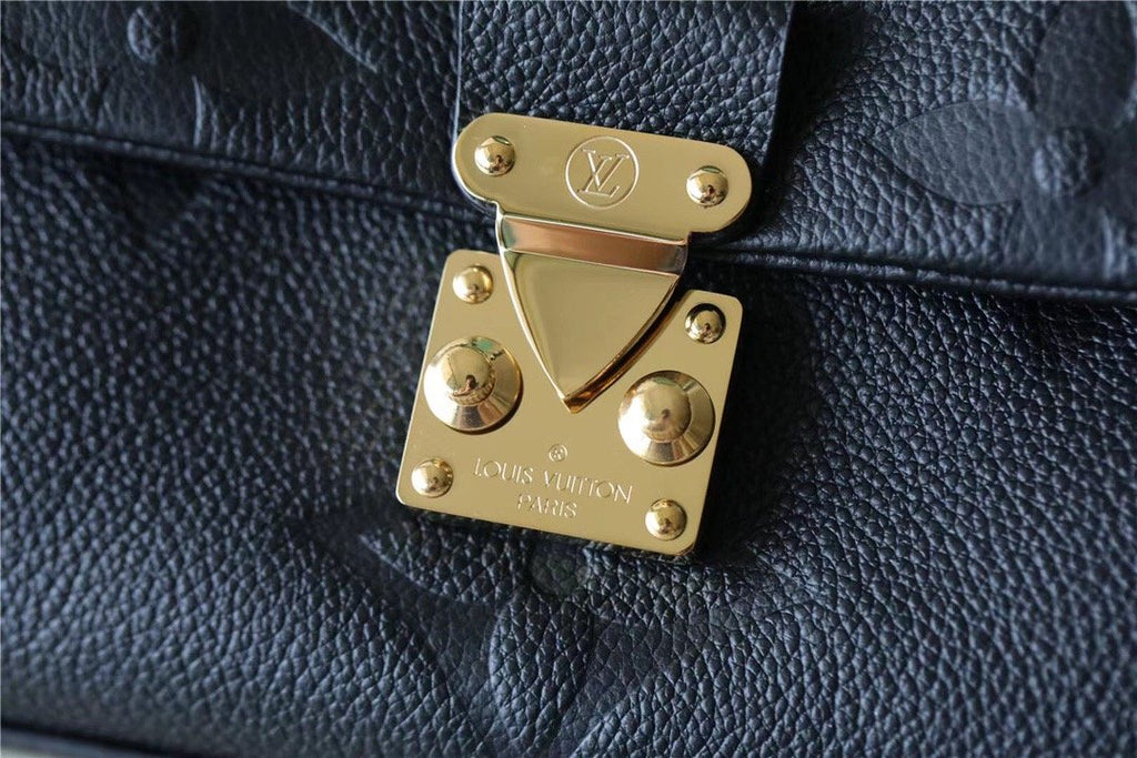 Louis Vuitton Madeleine MM Monogram Empreinte Black For Women,  Shoulder and Crossbody Bags 11.8in/30cm Louis Vuitton M45976