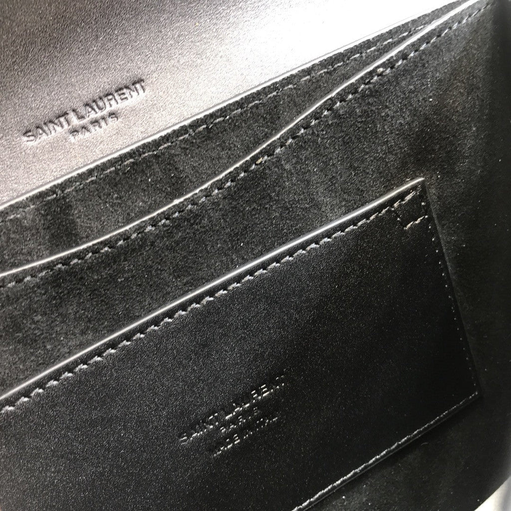 Kaia MeGLAMIum Shoulder Bag Black For Women 8.5in/22cm YSL P00483797