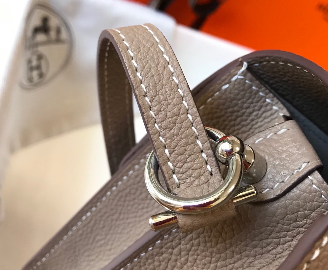 Mini Evercolor Sac Roulis 19 Grey For Women, Handbags, Shoulder Bags 7.5in/19cm