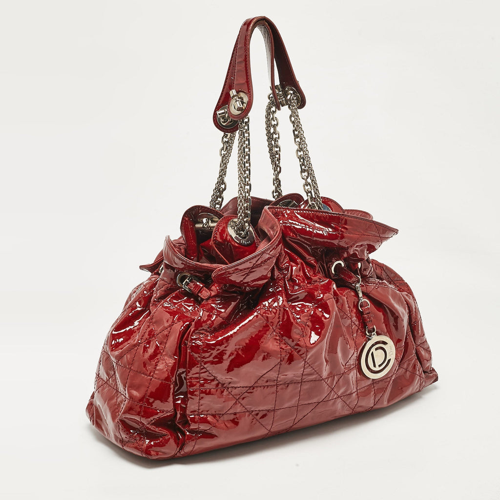 Dior Red   Leather Le Trente Tote