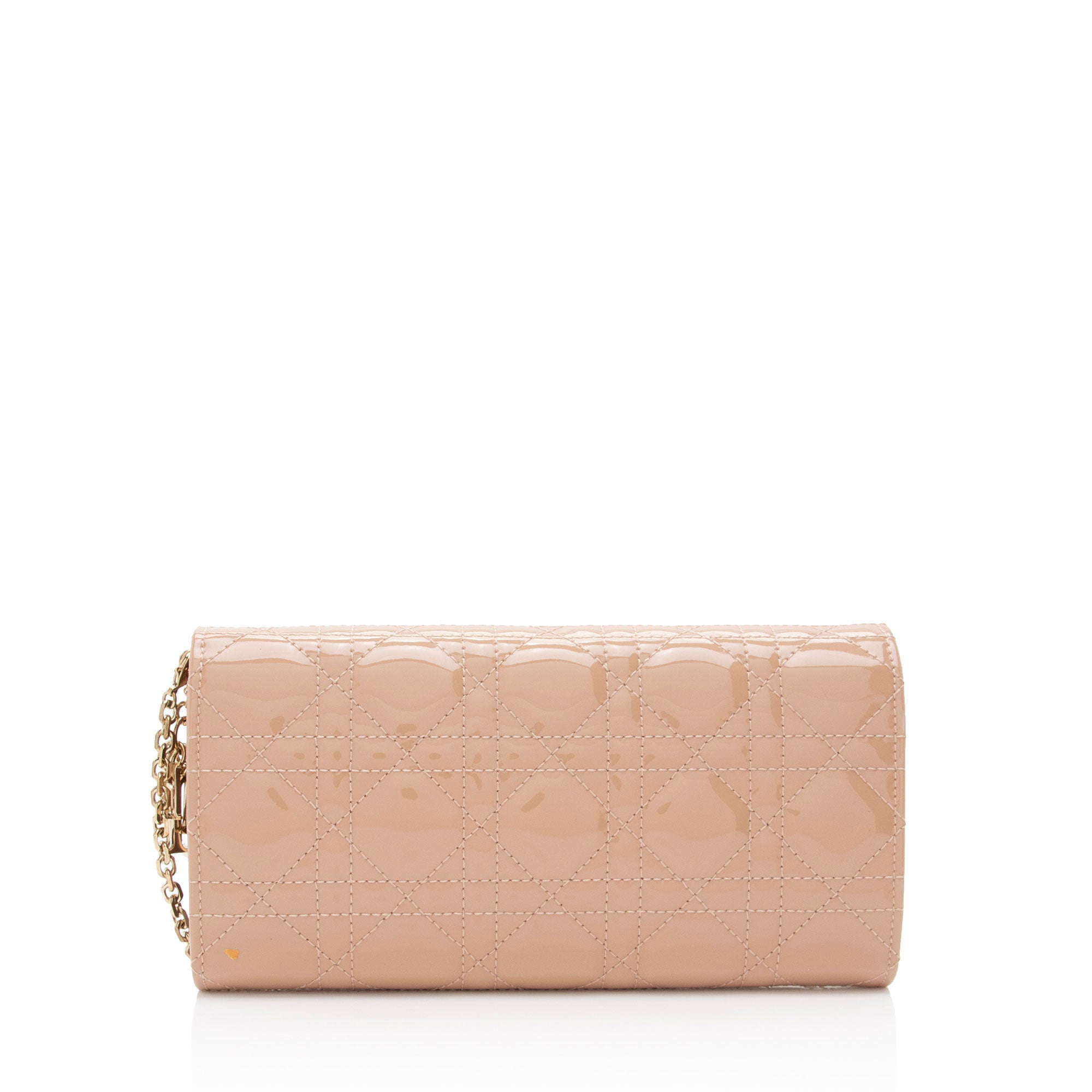 Dior  Leather Lady Dior Wallet on Chain