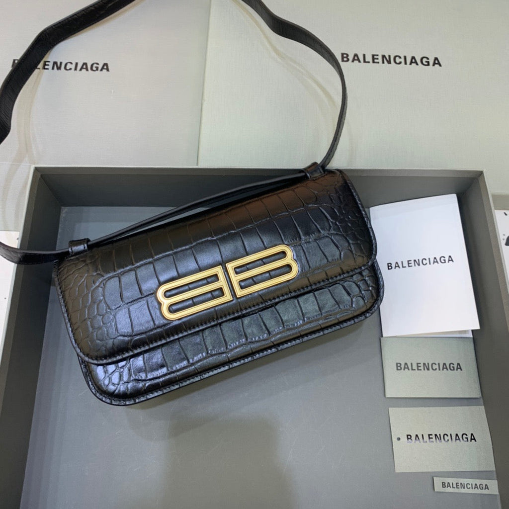 Gossip Small Shoulder Bag Black, For Women,  Bags 9.1in/23cm