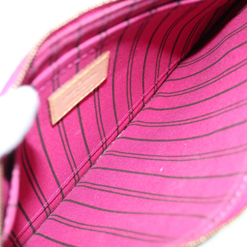 Louis Vuitton Neverfull Pouch  Canvas Clutch Bag