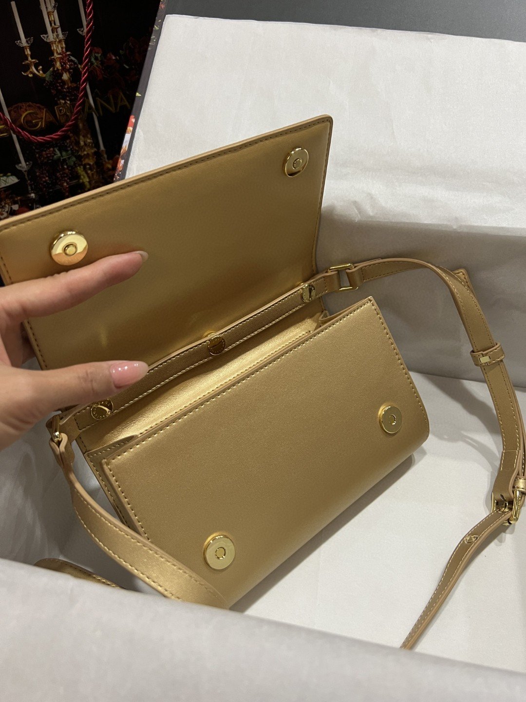 GLAMI 3.5 Clutch Gold For Women 8.3in/21cm GLAMIÃ‚Â 