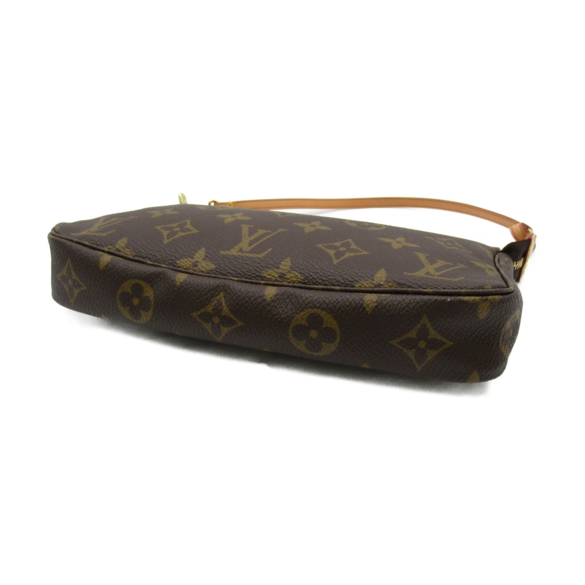Louis Vuitton Pochette Accessoire  Canvas Clutch Bag