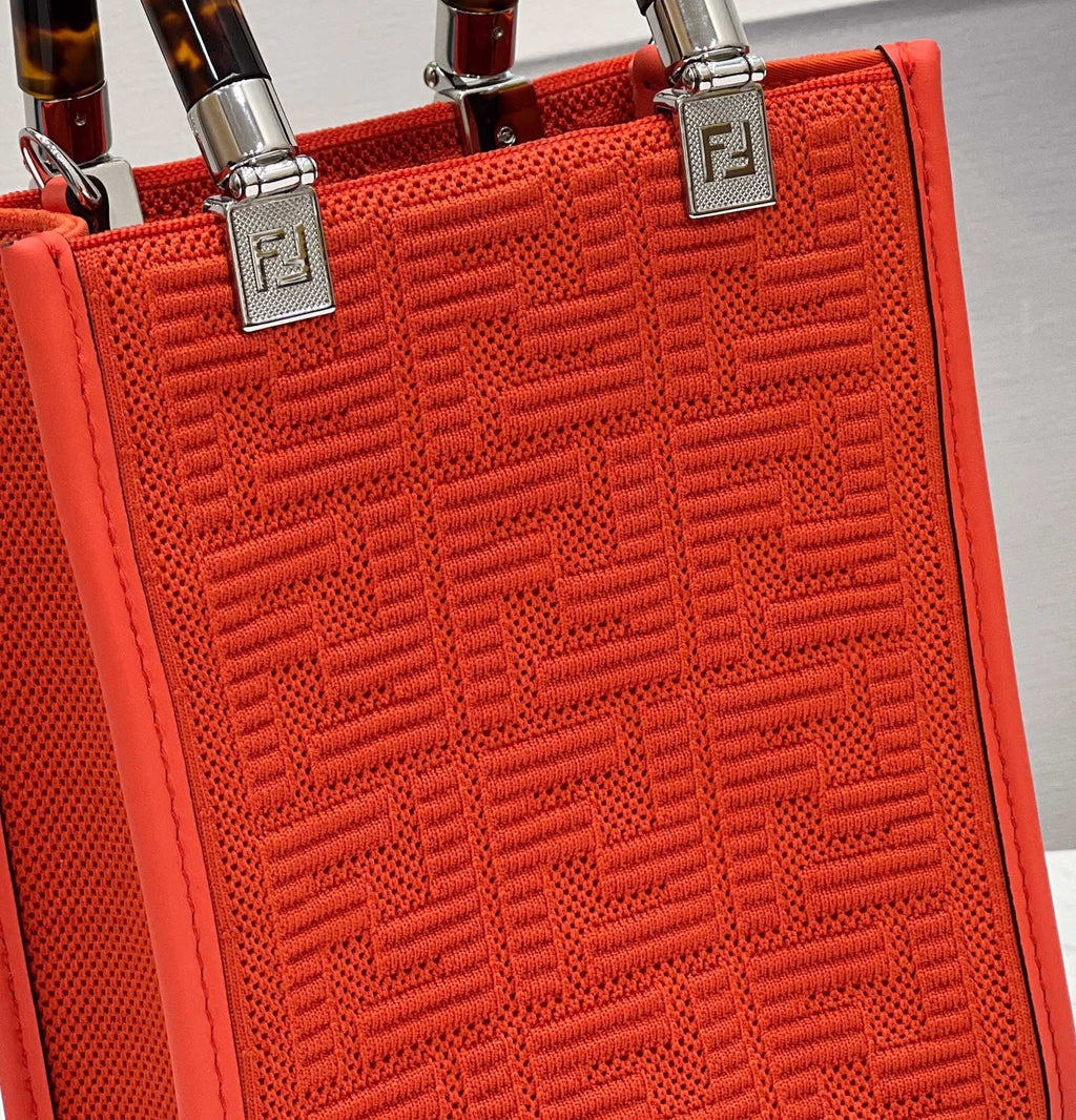 Mini Sunshine Shopper Red For Women, Women’s Handbags, Shoulder And CrossBody Bags 7.1in/18cm FF 8BS051