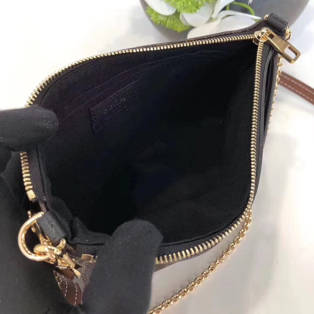 Louis Vuitton Pallas Clutch Monogram Canvas Black For Women, WoHandbag, Shoulder And Crossbody Bags 8.3in/21cm Louis Vuitton M44058